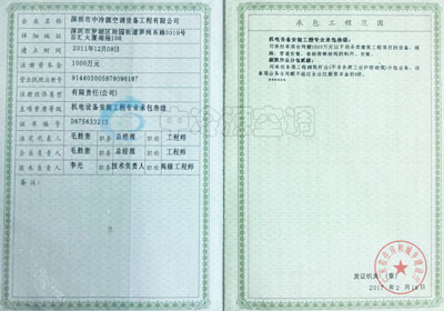 機(jī)電安裝叁級(jí)資質(zhì) 機(jī)電安裝叁級(jí)資質(zhì)